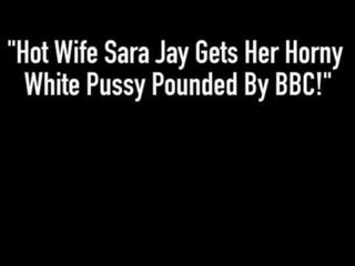 Splendid żona sara jay dostaje jej desiring białe cipka wbity przez bbc!