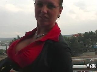 Busty bé kora kryk khỏa thân trên công khai trong croatia: độ nét cao x xếp hạng quay phim 23